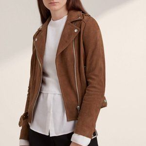 Mackage Aritzia Suede Leather Biker Jacket